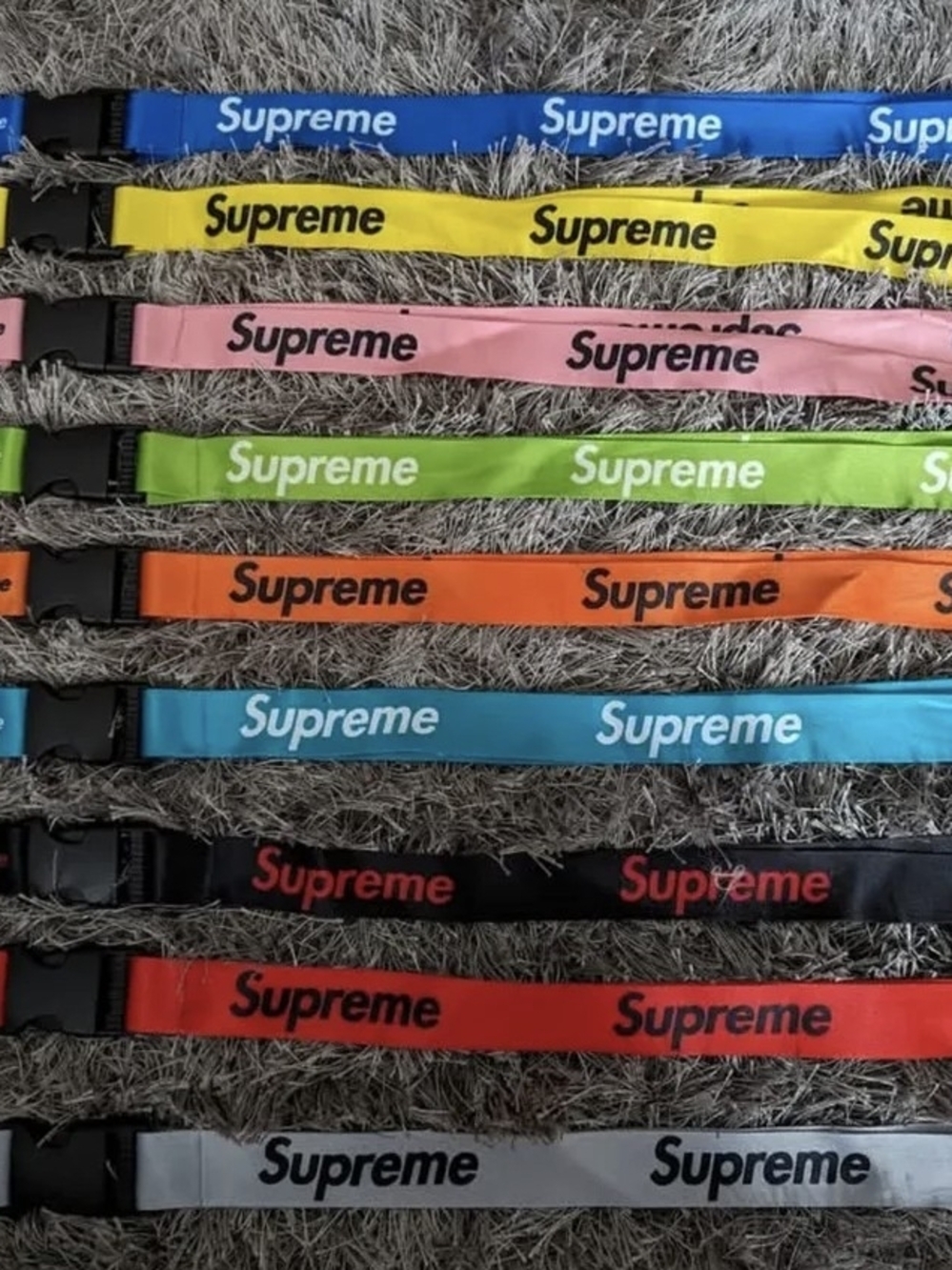 Supreme Logo Lanyard Assorted Colors